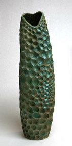 greenhoneycomb-vase